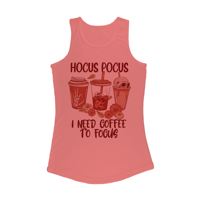 HOCUS POCUS -COFFEE DESIGN Women Performance Tank Top - DirectlyPersonalised