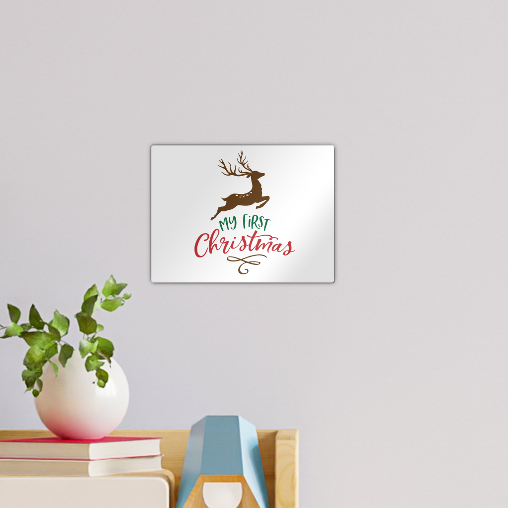 My First Christmas Colour Wall Tile - DirectlyPersonalised