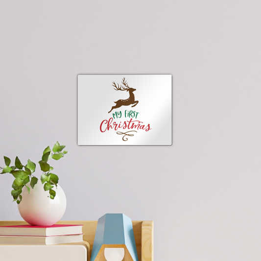 My First Christmas Colour Wall Tile - DirectlyPersonalised