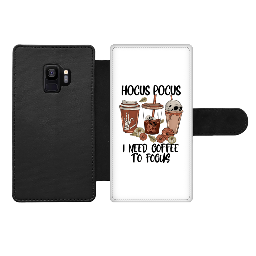 HOCUS POCUS -COFFEE DESIGN Front Printed Wallet Cases - DirectlyPersonalised