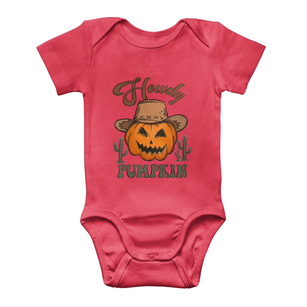 HOWDY PUMPKIN Classic Baby Onesie Bodysuit - DirectlyPersonalised