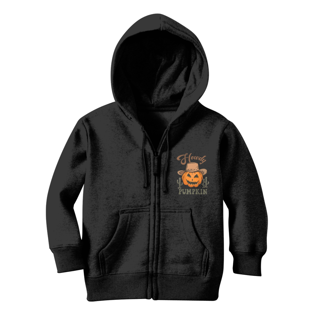 HOWDY PUMPKIN Classic Kids Zip Hoodie