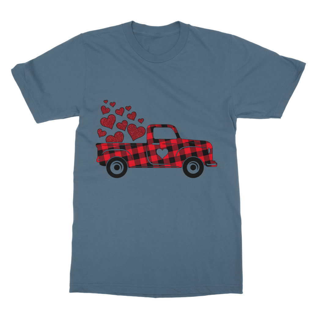 Love Truck Classic Heavy Cotton Adult T-Shirt - DirectlyPersonalised