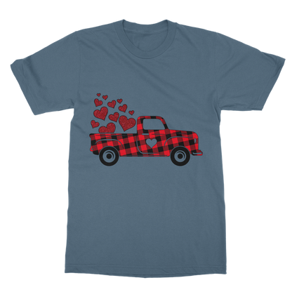 Love Truck Classic Heavy Cotton Adult T-Shirt - DirectlyPersonalised