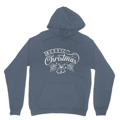 Merry Christmas White Classic Adult Hoodie