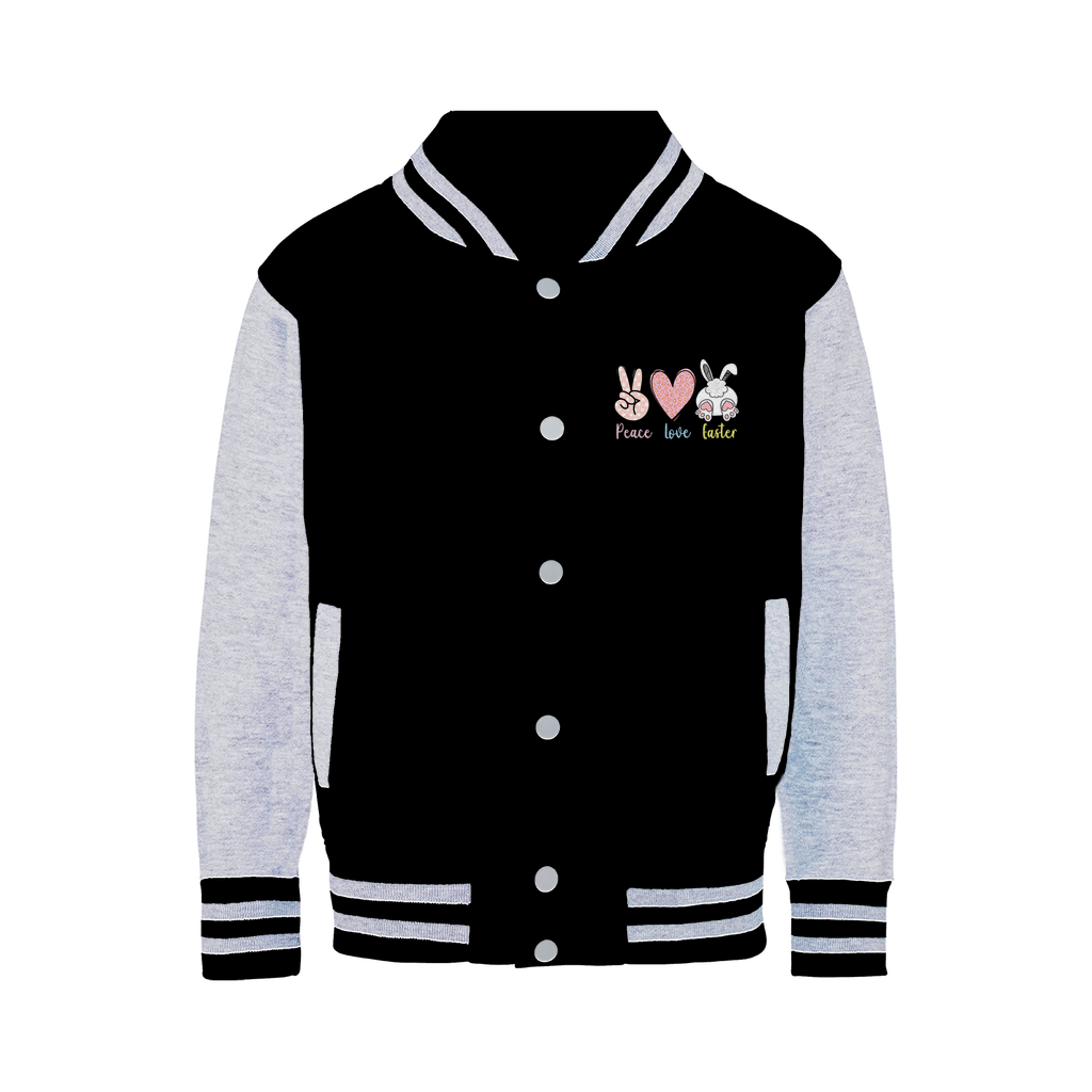 PEACE LOVE EASTER Varsity Jacket - DirectlyPersonalised