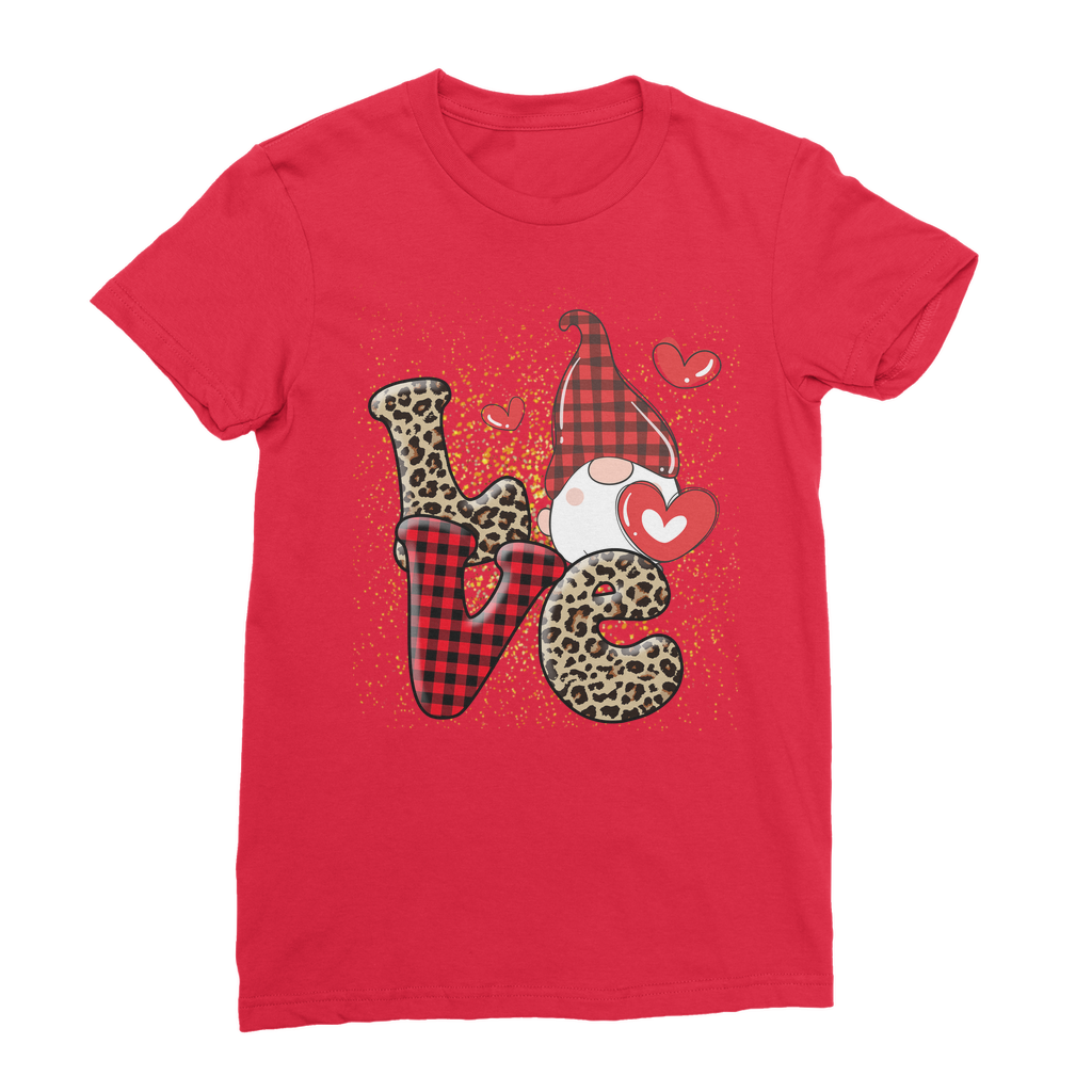 Ladies Valentine Design Premium Jersey Women's T-Shirt - DirectlyPersonalised