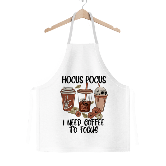 HOCUS POCUS -COFFEE DESIGN Classic Sublimation Adult Apron - DirectlyPersonalised