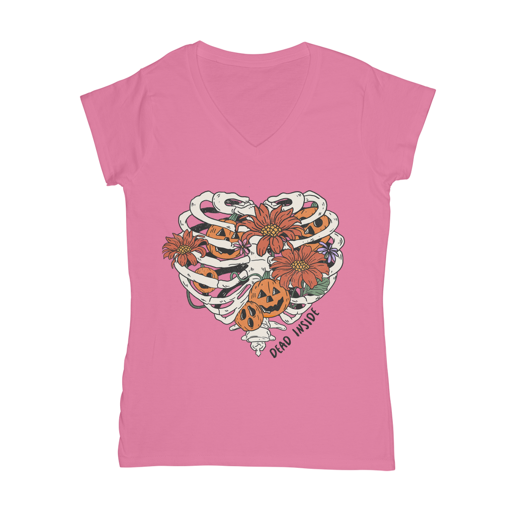 RIB CAGE Classic Women's V-Neck T-Shirt - DirectlyPersonalised