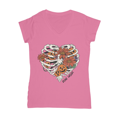 RIB CAGE Classic Women's V-Neck T-Shirt - DirectlyPersonalised