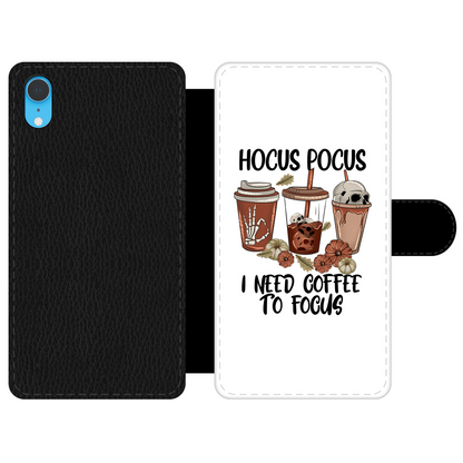 HOCUS POCUS -COFFEE DESIGN Front Printed Wallet Cases - DirectlyPersonalised