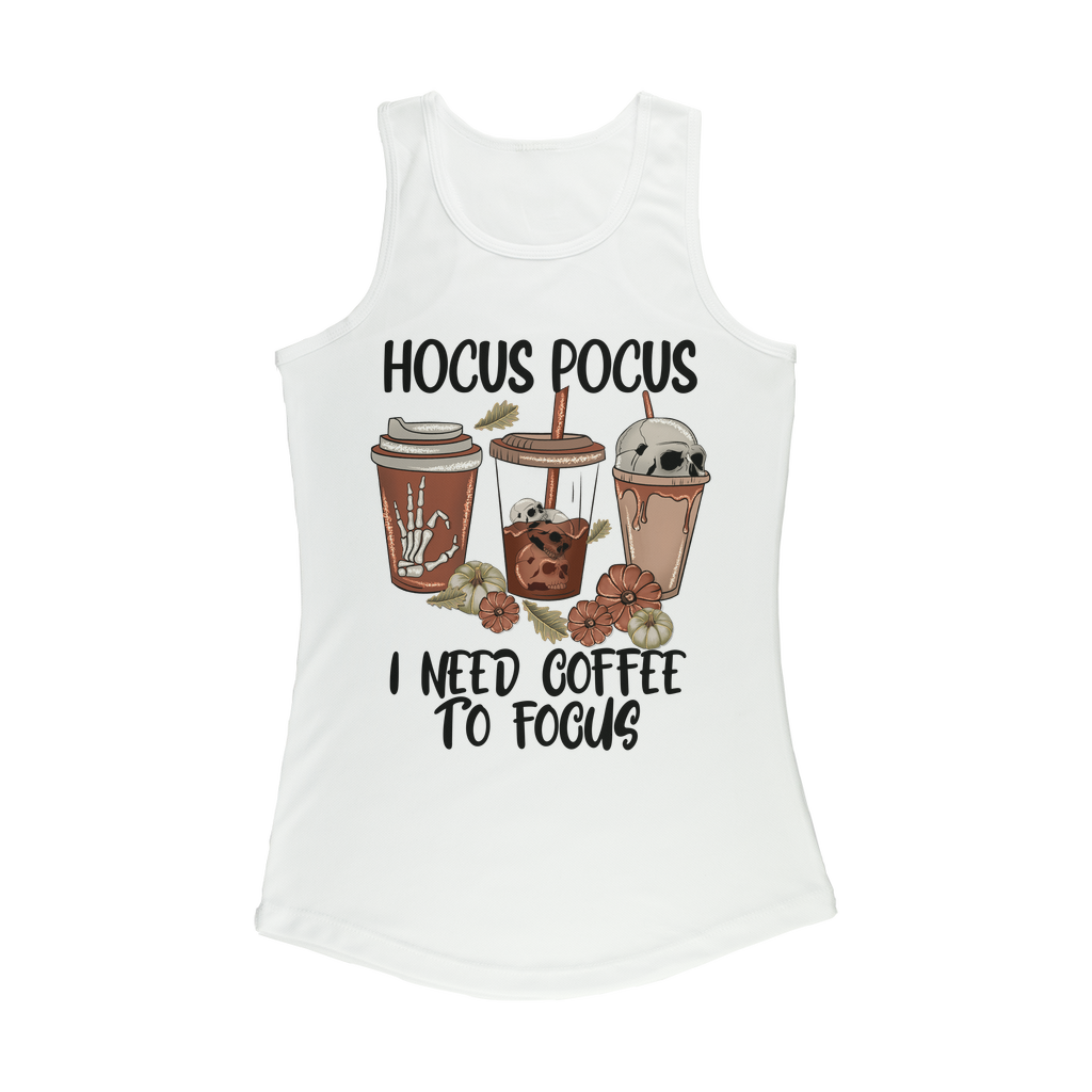 HOCUS POCUS -COFFEE DESIGN Women Performance Tank Top - DirectlyPersonalised