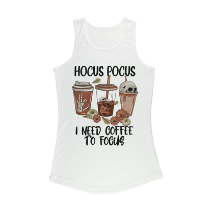 HOCUS POCUS -COFFEE DESIGN Women Performance Tank Top - DirectlyPersonalised
