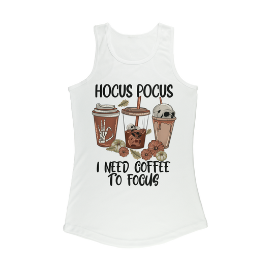 HOCUS POCUS -COFFEE DESIGN Women Performance Tank Top - DirectlyPersonalised