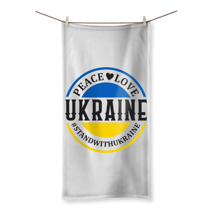 STAND WITH UKRAINE Sublimation All Over Towel - DirectlyPersonalised