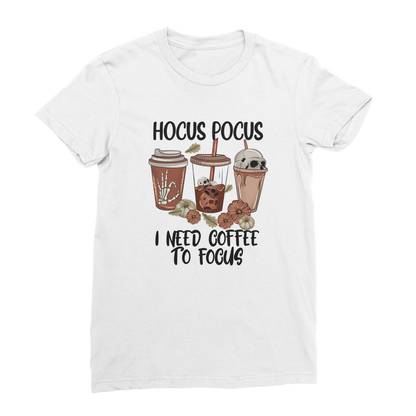 HOCUS POCUS -COFFEE DESIGN Classic Women's T-Shirt - DirectlyPersonalised