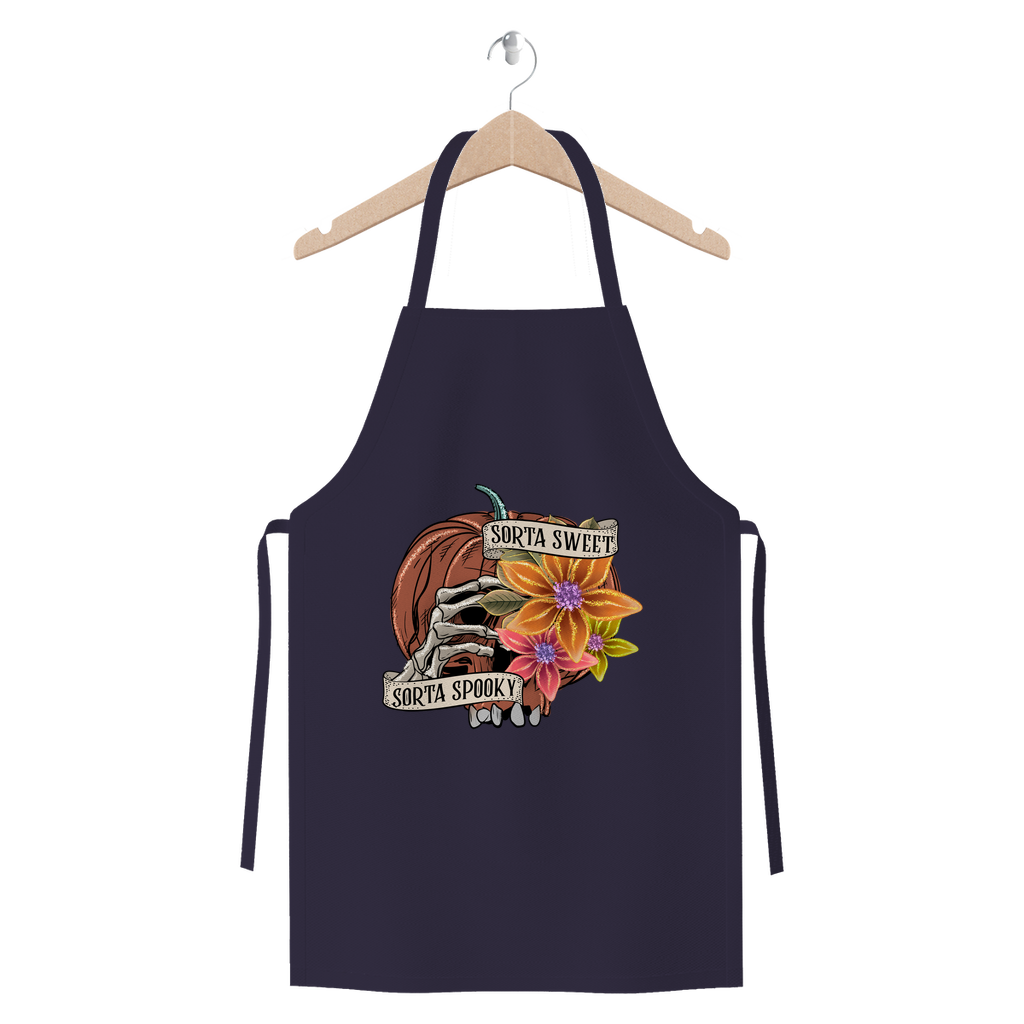 SORTA SWEET - SORTA SPOOKY Premium Jersey Apron - DirectlyPersonalised