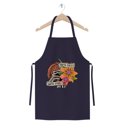 SORTA SWEET - SORTA SPOOKY Premium Jersey Apron - DirectlyPersonalised
