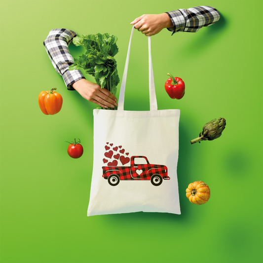 Love Truck Shopper Tote Bag - DirectlyPersonalised