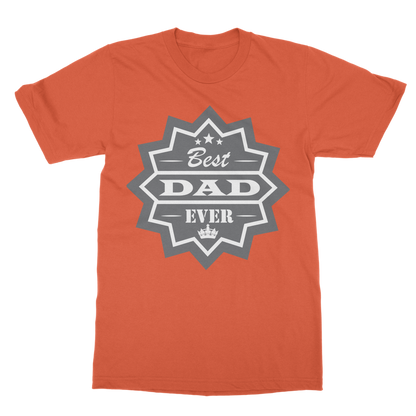 Best Dad Ever Classic Adult T-Shirt - DirectlyPersonalised
