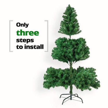 5.5ft 850 Branch Christmas Tree - Decorative Christmas Tree - DirectlyPersonalised