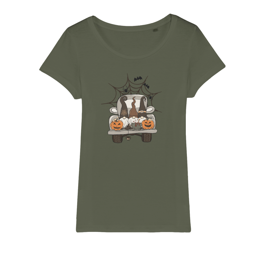LETS GET SPOOKY Organic Jersey Womens T-Shirt - DirectlyPersonalised