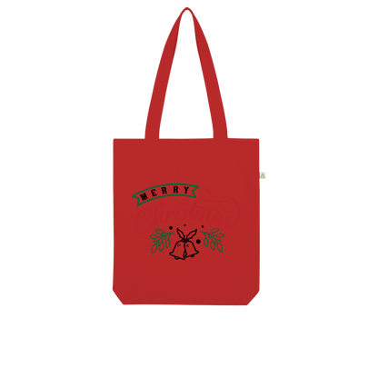 Merry Christmas Organic Tote Bag - DirectlyPersonalised