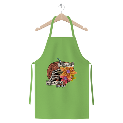 SORTA SWEET - SORTA SPOOKY Premium Jersey Apron - DirectlyPersonalised