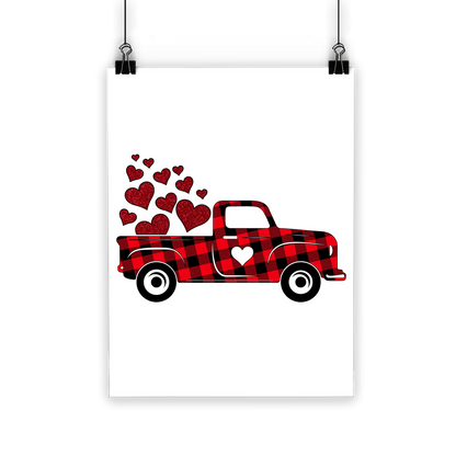 Love Truck Classic Poster - DirectlyPersonalised