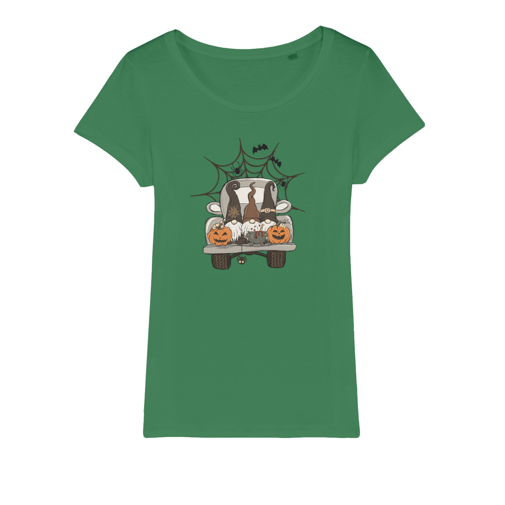 LETS GET SPOOKY Organic Jersey Womens T-Shirt - DirectlyPersonalised