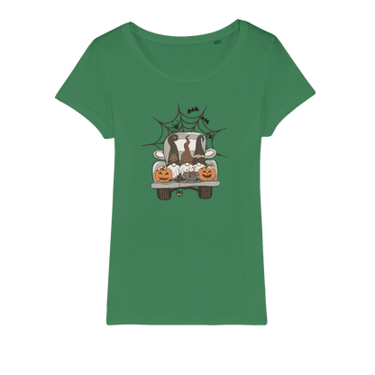 LETS GET SPOOKY Organic Jersey Womens T-Shirt - DirectlyPersonalised