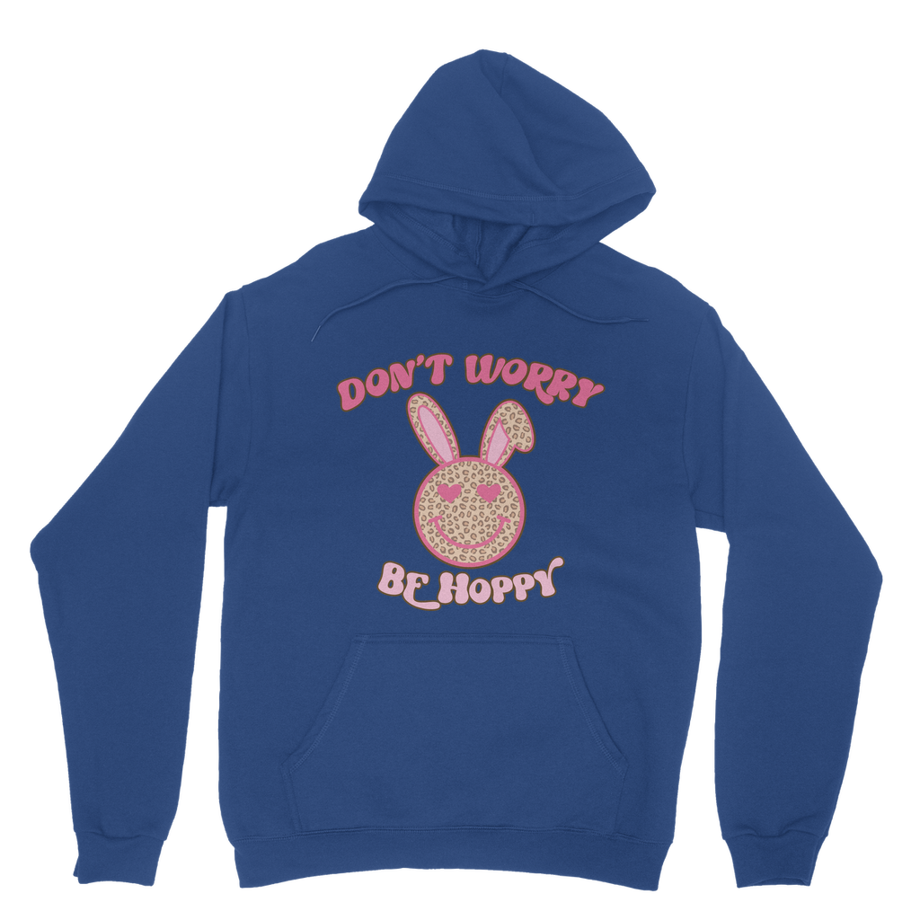 Don't worry be 'happy' Classic Adult Hoodie - DirectlyPersonalised