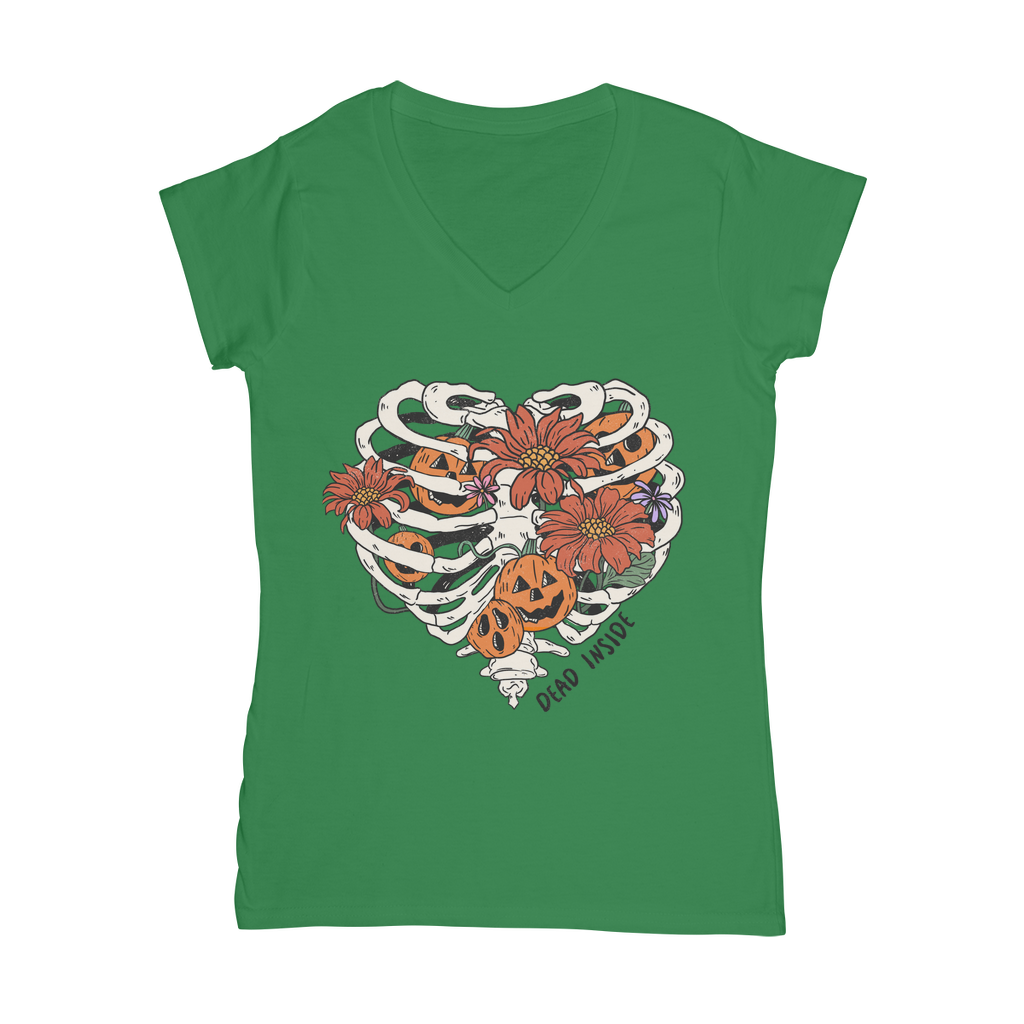 RIB CAGE Classic Women's V-Neck T-Shirt - DirectlyPersonalised