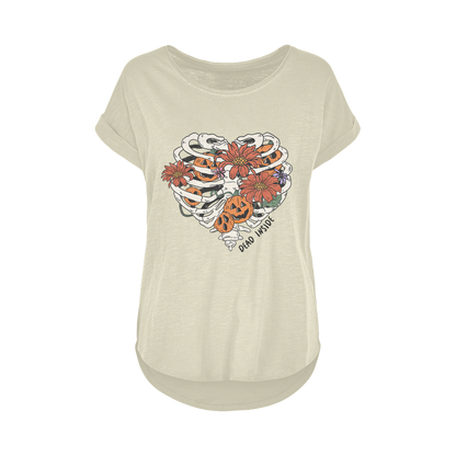 RIB CAGE Women's Long Slub T-Shirt XS-5XL - DirectlyPersonalised
