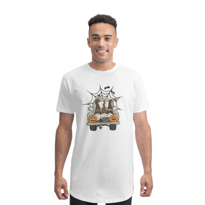 LETS GET SPOOKY Premium Long Body T-Shirt - DirectlyPersonalised