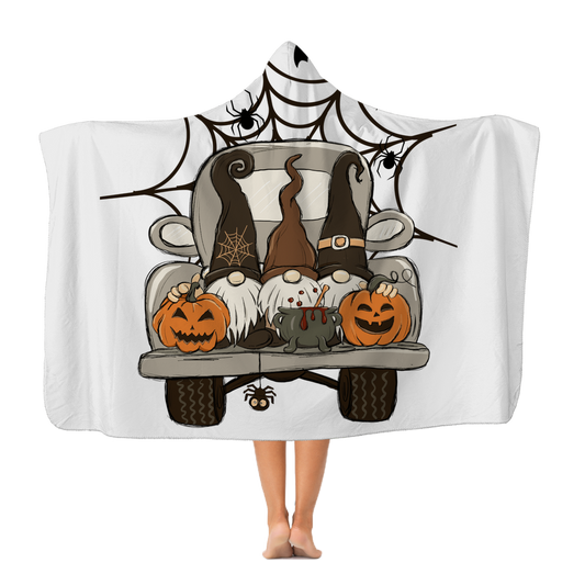 LETS GET SPOOKY Premium Adult Hooded Blanket - DirectlyPersonalised
