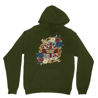 GOD SAVE THE KING Classic Adult Hoodie - DirectlyPersonalised