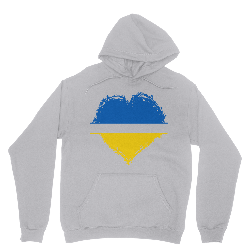 HEARTS WITH UKRAINE Classic Adult Hoodie - DirectlyPersonalised