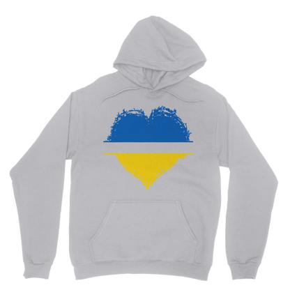 HEARTS WITH UKRAINE Classic Adult Hoodie - DirectlyPersonalised