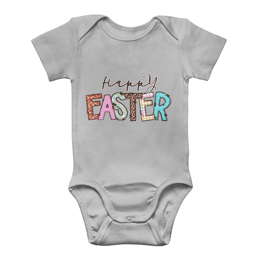 Happy Easter Classic Baby Onesie Bodysuit - DirectlyPersonalised
