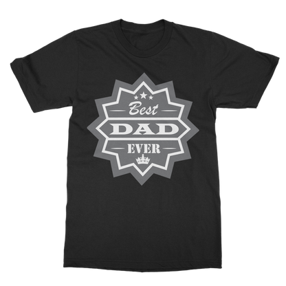 Best Dad Ever Classic Heavy Cotton Adult T-Shirt - DirectlyPersonalised