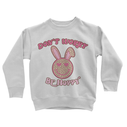 Don't worry be 'happy' Classic Kids Sweatshirt - DirectlyPersonalised