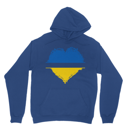 HEARTS WITH UKRAINE Classic Adult Hoodie - DirectlyPersonalised