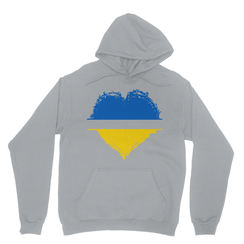 HEARTS WITH UKRAINE Classic Adult Hoodie - DirectlyPersonalised