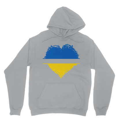 HEARTS WITH UKRAINE Classic Adult Hoodie - DirectlyPersonalised