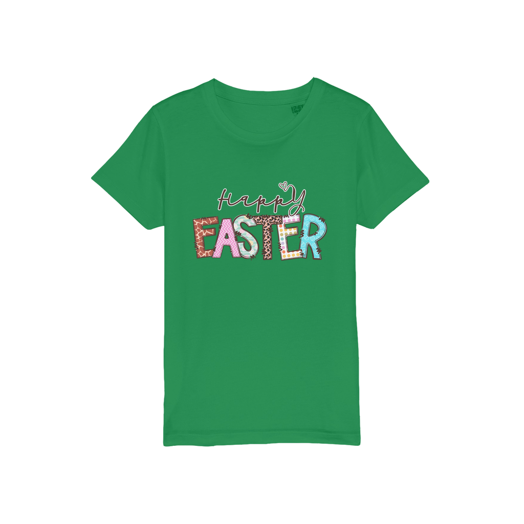 Happy Easter Organic Jersey Kids T-Shirt - DirectlyPersonalised