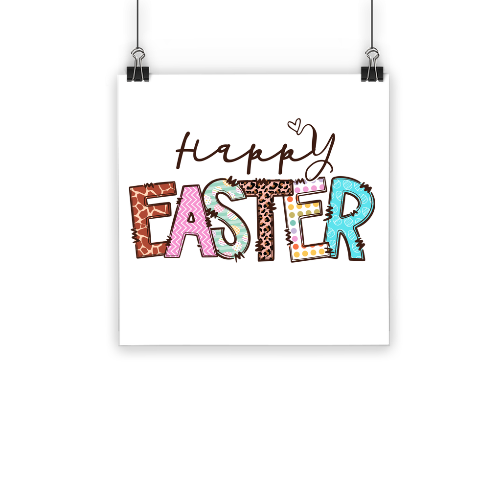 Happy Easter Classic Poster - DirectlyPersonalised