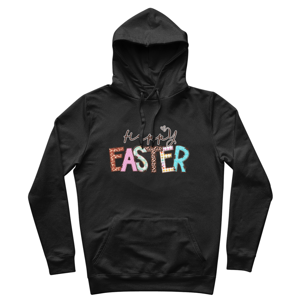 Happy Easter 100% Organic Cotton Hoodie - DirectlyPersonalised