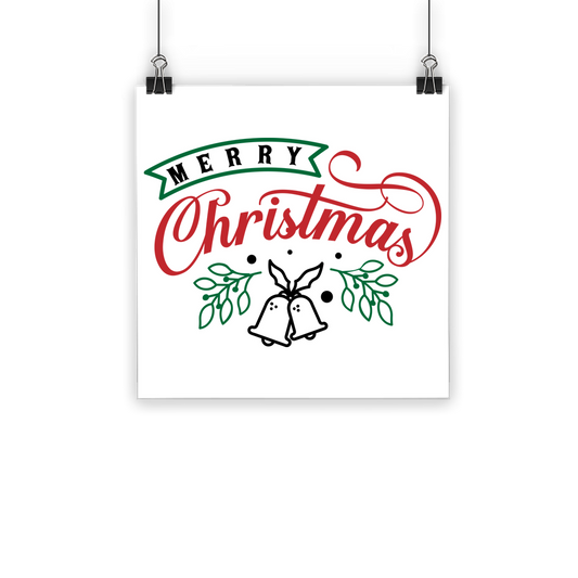 Merry Christmas Classic Poster - DirectlyPersonalised