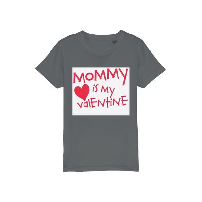 Mummys Valentine Organic Jersey Kids T-Shirt - DirectlyPersonalised